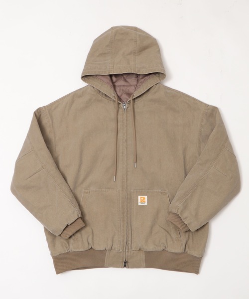 WEGO/【25年秋冬新作】ワーカーズキルトフードブルゾン