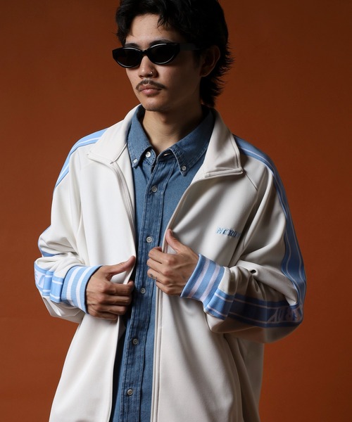 NERDY（ノルディ）の「パレットトラックトップ（ジャージ・メンズ・クリーム/ライトパープル・L/S/M）」の14枚目の写真
