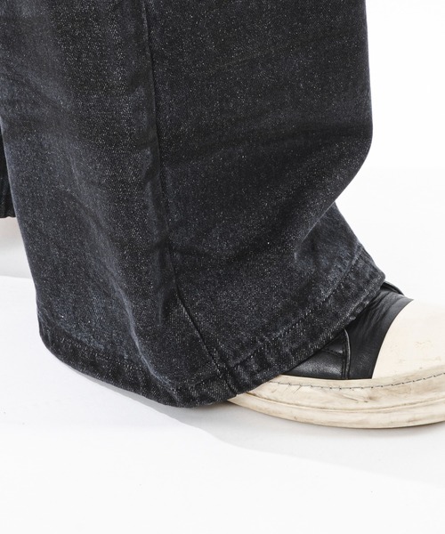 SHORT ROUND（ショートラウンド）の「SHORT ROUND/スーパーバギーダーティデニムパンツ（デニムパンツ・メンズ・ブラック系3/コバルトブルー・LARGE/MEDIUM）」の6枚目の写真