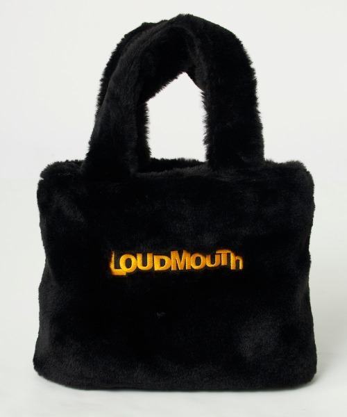 Loudmouth(ラウドマウス)の「【Loudmouth/ラウドマウス】レディースシャギーカートバッグ ゴルフ(トートバッグ・レディース・ブラック/オフホワイト・FREE)」の2枚目の写真