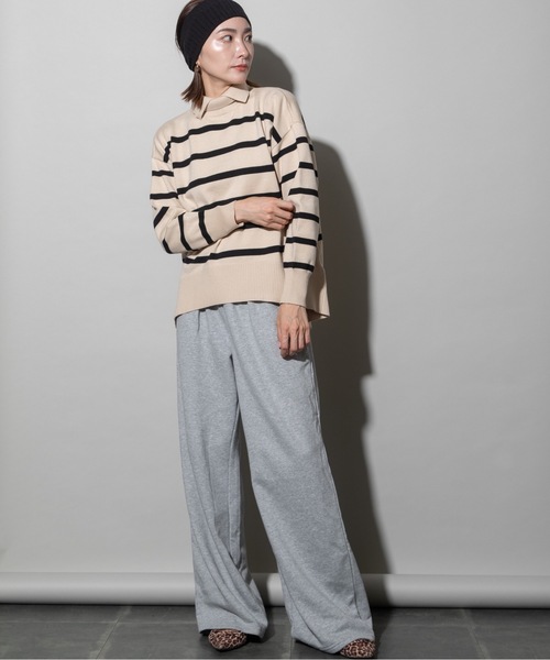 lodie（ロディ）の「襟付きタートルニット（ニット/セーター・レディース・ブラック系その他/ブラック/ベージュ系その他/グレー・FREE）」の14枚目の写真