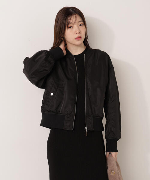 PROPORTION BODY DRESSING（プロポーションボディドレッシング）の「中綿ブルゾン / 1215255005（ブルゾン・レディース・カーキ/ブラック・SMALL/MEDIUM）」の4枚目の写真