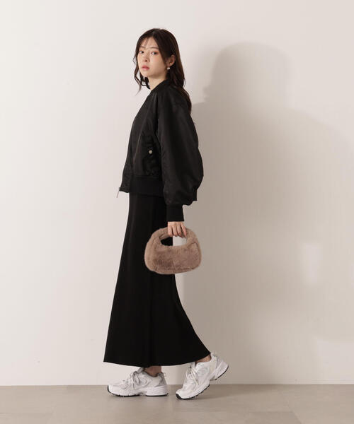 PROPORTION BODY DRESSING（プロポーションボディドレッシング）の「中綿ブルゾン / 1215255005（ブルゾン・レディース・カーキ/ブラック・SMALL/MEDIUM）」の5枚目の写真