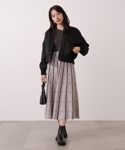 PROPORTION BODY DRESSING（プロポーションボディドレッシング）の「中綿ブルゾン / 1215255005（ブルゾン・レディース・カーキ/ブラック・SMALL/MEDIUM）」の10枚目の写真