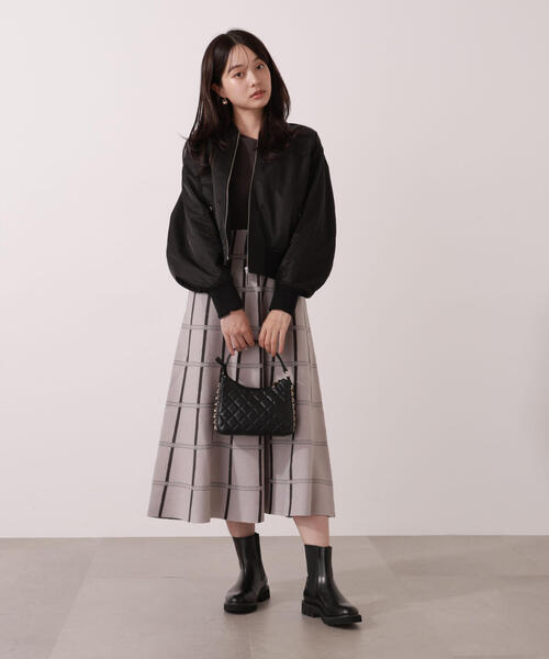 PROPORTION BODY DRESSING（プロポーションボディドレッシング）の「中綿ブルゾン / 1215255005（ブルゾン・レディース・カーキ/ブラック・SMALL/MEDIUM）」の11枚目の写真