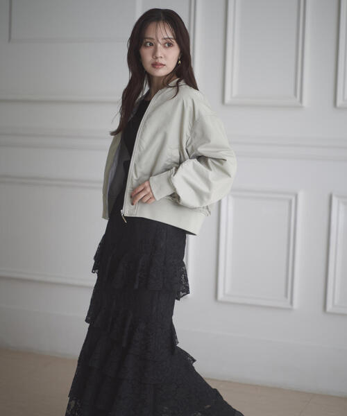 PROPORTION BODY DRESSING（プロポーションボディドレッシング）の「中綿ブルゾン / 1215255005（ブルゾン・レディース・カーキ/ブラック・SMALL/MEDIUM）」の15枚目の写真