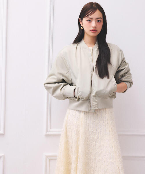 PROPORTION BODY DRESSING（プロポーションボディドレッシング）の「中綿ブルゾン / 1215255005（ブルゾン・レディース・カーキ/ブラック・SMALL/MEDIUM）」の16枚目の写真