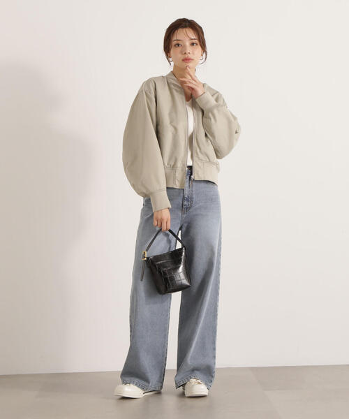 PROPORTION BODY DRESSING（プロポーションボディドレッシング）の「中綿ブルゾン / 1215255005（ブルゾン・レディース・カーキ/ブラック・SMALL/MEDIUM）」の17枚目の写真