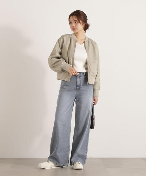 PROPORTION BODY DRESSING（プロポーションボディドレッシング）の「中綿ブルゾン / 1215255005（ブルゾン・レディース・カーキ/ブラック・SMALL/MEDIUM）」の18枚目の写真