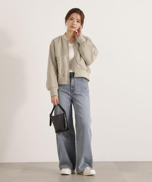 PROPORTION BODY DRESSING（プロポーションボディドレッシング）の「中綿ブルゾン / 1215255005（ブルゾン・レディース・カーキ/ブラック・SMALL/MEDIUM）」の19枚目の写真