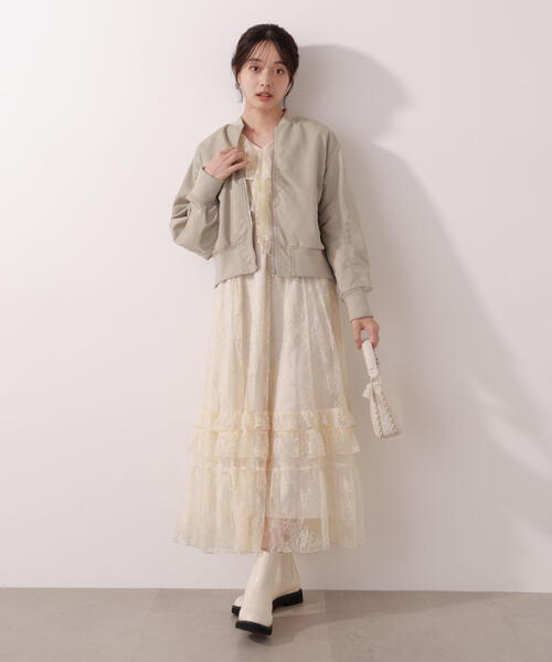 PROPORTION BODY DRESSING（プロポーションボディドレッシング）の「中綿ブルゾン / 1215255005（ブルゾン・レディース・カーキ/ブラック・SMALL/MEDIUM）」の21枚目の写真