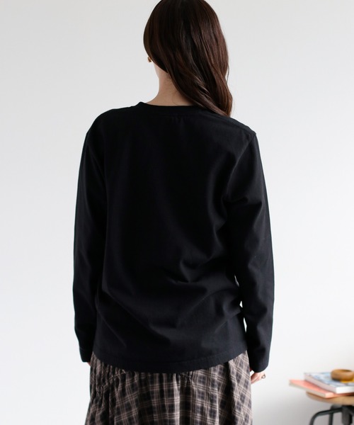 cepo（セポ）の「ロゴプリントロングスリーブTee（Tシャツ/カットソー・レディース・ホワイト系1/ホワイト系2/ブラック系/ブラウン系・M）」の13枚目の写真