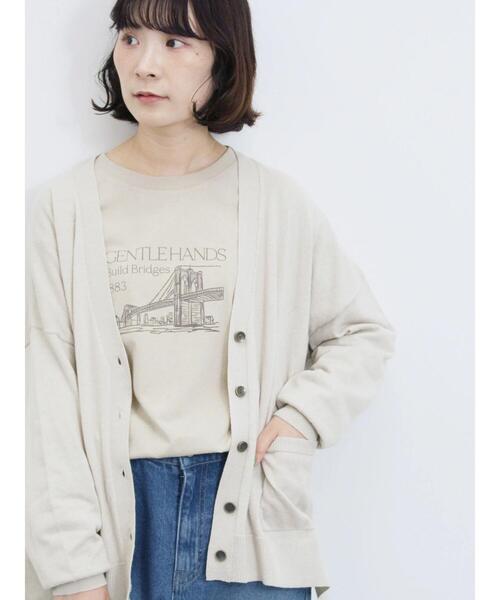 Samansa Mos2 blue（サマンサモスモスブルー）の「マルチスタイルVネックカーディガン（カーディガン/ボレロ・レディース・ライトベージュ/ブラック/グリーン/モカ/オレンジ・M/L）」の14枚目の写真