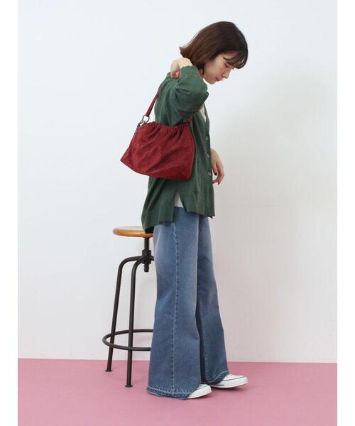 Samansa Mos2 blue（サマンサモスモスブルー）の「マルチスタイルVネックカーディガン（カーディガン/ボレロ・レディース・ライトベージュ/ブラック/グリーン/モカ/オレンジ・M/L）」の7枚目の写真