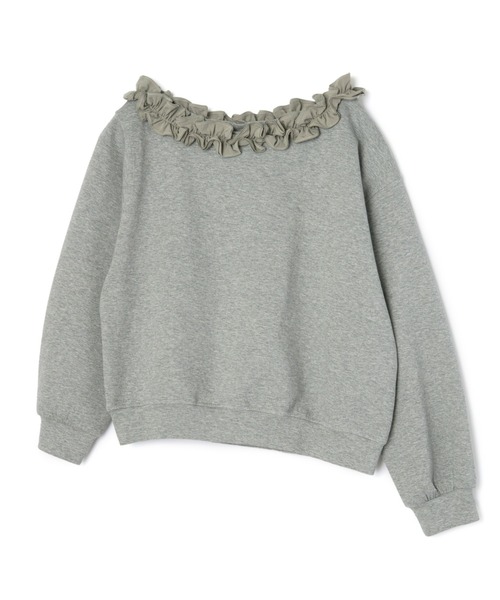 mic by Olu.（ミックバイオルドット）の「＜ ZOZOTOWN限定 ＞ラッフルネックスウェット（スウェット・レディース・グレー/ブラック・FREE）」の22枚目の写真