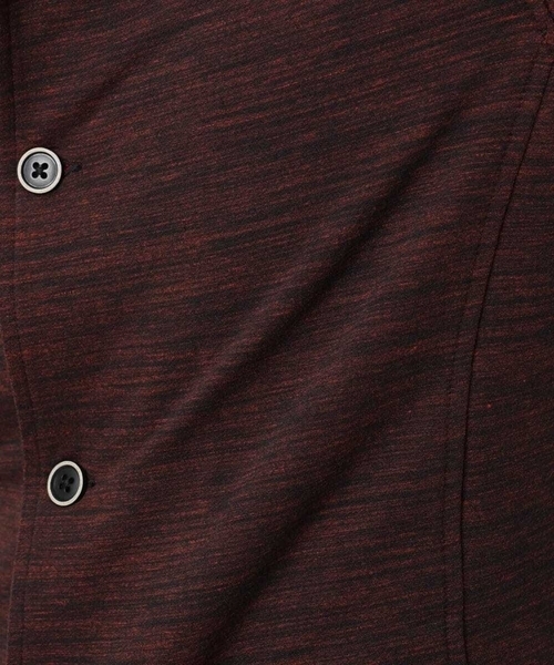 MK MICHEL KLEIN HOMME (エムケーミッシェルクランオム)の「【洗える / リバーシブルカラー配色】スタンドカラーカーディガン(カーディガン/ボレロ・メンズ・ライトブラウン/ブラック/ネイビー・48/51/46)」の5枚目の写真