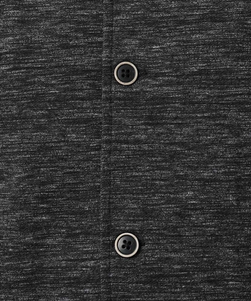 MK MICHEL KLEIN HOMME (エムケーミッシェルクランオム)の「【洗える / リバーシブルカラー配色】スタンドカラーカーディガン(カーディガン/ボレロ・メンズ・ライトブラウン/ブラック/ネイビー・48/51/46)」の16枚目の写真