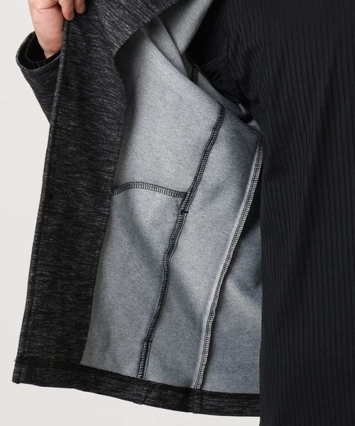 MK MICHEL KLEIN HOMME (エムケーミッシェルクランオム)の「【洗える / リバーシブルカラー配色】スタンドカラーカーディガン(カーディガン/ボレロ・メンズ・ライトブラウン/ブラック/ネイビー・48/51/46)」の22枚目の写真