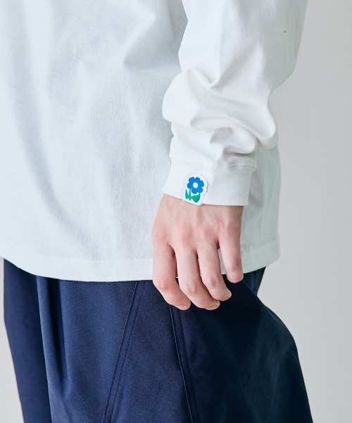 rehacer(レアセル)の「rehacer : Heart Dyed Pocket CS / ハート ダイド ポケットカットソー(Tシャツ/カットソー・メンズ・ホワイト/スミクロ・X-LARGE/LARGE/MEDIUM/SMALL)」の4枚目の写真