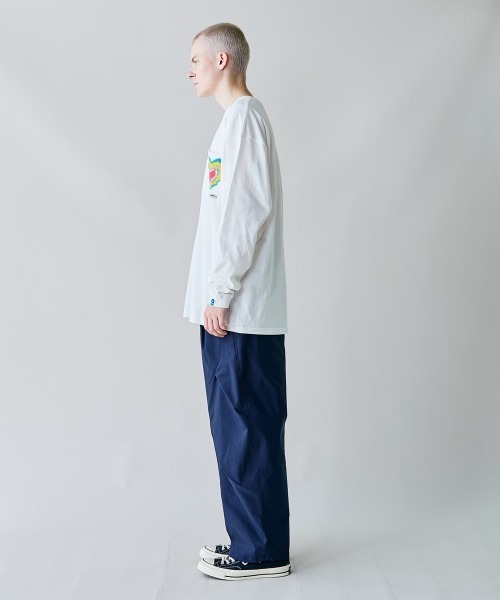 rehacer(レアセル)の「rehacer : Heart Dyed Pocket CS / ハート ダイド ポケットカットソー(Tシャツ/カットソー・メンズ・ホワイト/スミクロ・X-LARGE/LARGE/MEDIUM/SMALL)」の10枚目の写真