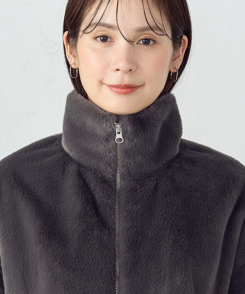 COMME CA ISM（コムサイズム）の「ファー　ブルゾン（ブルゾン・レディース・グレー/ブラウン・FREE）」の18枚目の写真