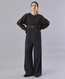 Muscat（マスカット）の「ハイウエストデニムサロペット（サロペット/オーバーオール）」