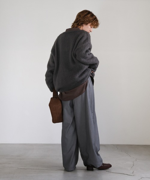 セール】ヘンリーネックオーバーニット（ニット/セーター）｜select