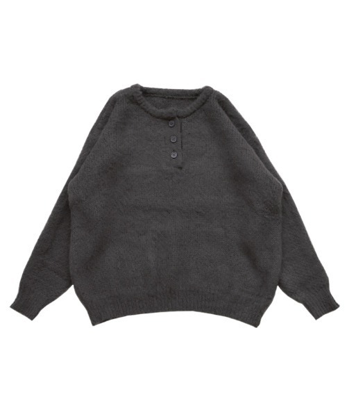 セール】ヘンリーネックオーバーニット（ニット/セーター）｜select