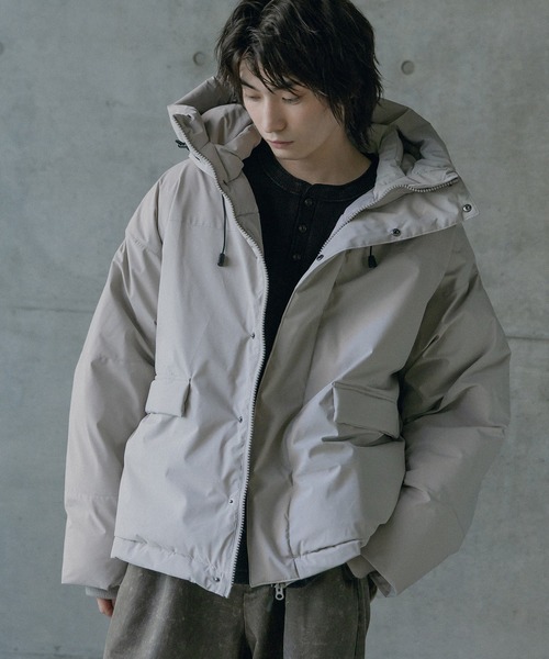 RATTLE TRAP(ラトルトラップ)の「タスランポリエステル中綿フードブルゾン(ダウンジャケット/コート・メンズ・グレー/チャコールグレー/ブラック・M/L)」の3枚目の写真