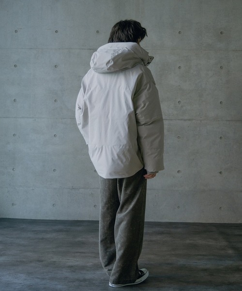 RATTLE TRAP(ラトルトラップ)の「タスランポリエステル中綿フードブルゾン(ダウンジャケット/コート・メンズ・グレー/チャコールグレー/ブラック・M/L)」の21枚目の写真