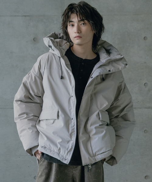 RATTLE TRAP(ラトルトラップ)の「タスランポリエステル中綿フードブルゾン(ダウンジャケット/コート・メンズ・グレー/チャコールグレー/ブラック・M/L)」の22枚目の写真