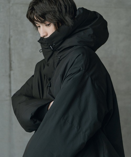 RATTLE TRAP(ラトルトラップ)の「タスランポリエステル中綿フードブルゾン(ダウンジャケット/コート・メンズ・グレー/チャコールグレー/ブラック・M/L)」の7枚目の写真