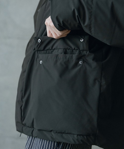 RATTLE TRAP(ラトルトラップ)の「タスランポリエステル中綿フードブルゾン(ダウンジャケット/コート・メンズ・グレー/チャコールグレー/ブラック・M/L)」の9枚目の写真