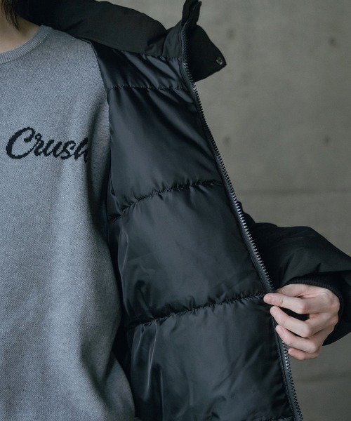 セール】タスランポリエステル中綿フードブルゾン（ダウンジャケット