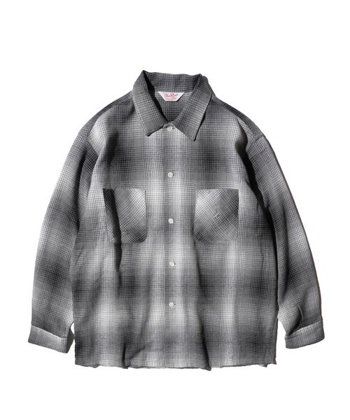 2AM(ツーエイエム)の「DAN RIVER ダンリバー / WORN OUT BOX SHIRT ダメージ加工(シャツ/ブラウス・メンズ・ブラック/グレー/ベージュ・MEDIUM/LARGE)」の2枚目の写真