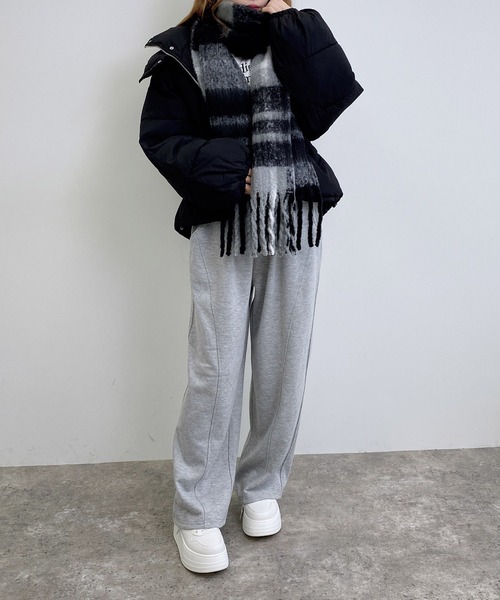 INGNI（イング）の「チェックボリュームストール（ストール/ショール・レディース・グレー/ピンク/ベージュ・ONE SIZE）」の16枚目の写真