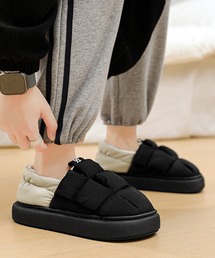 c.u.l（シーユーエル）の「厚底 パッファー ボア仕様 スリッポン culs153（その他シューズ・レディース）」