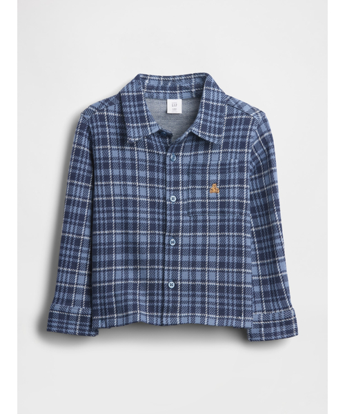 GAP（ギャップ）の「プレイド フロントボタン シャツ (幼児・ベビー)（シャツ/ブラウス・キッズ・ブルー/レッド系その他/グリーン系その他・70cm/80ｃｍ/90cm/95cm/100cm/105cm/110cm）」の4枚目の写真