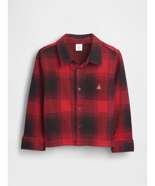 GAP（ギャップ）の「プレイド フロントボタン シャツ (幼児・ベビー)（シャツ/ブラウス・キッズ・ブルー/レッド系その他/グリーン系その他・70cm/80ｃｍ/90cm/95cm/100cm/105cm/110cm）」の5枚目の写真