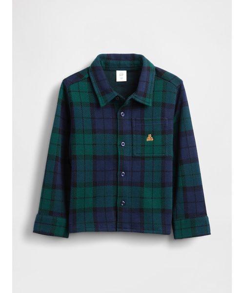 GAP（ギャップ）の「プレイド フロントボタン シャツ (幼児・ベビー)（シャツ/ブラウス・キッズ・ブルー/レッド系その他/グリーン系その他・70cm/80ｃｍ/90cm/95cm/100cm/105cm/110cm）」の6枚目の写真