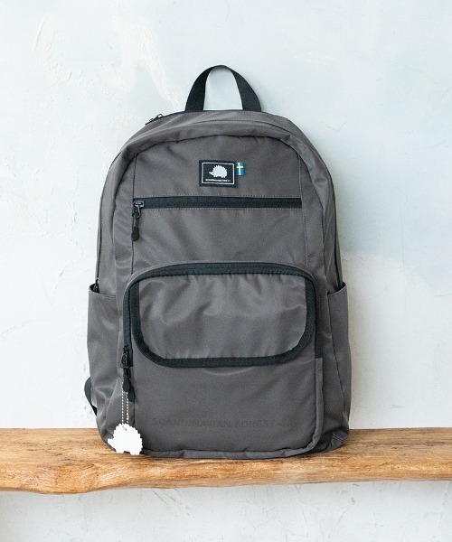 SCANDINAVIAN FOREST（スカンジナビアン・フォレスト）の「フラップポケットリュック＜撥水加工＞（バックパック/リュック・レディース・アイボリー/チャコールグレー/ブラック・FREE）」の16枚目の写真