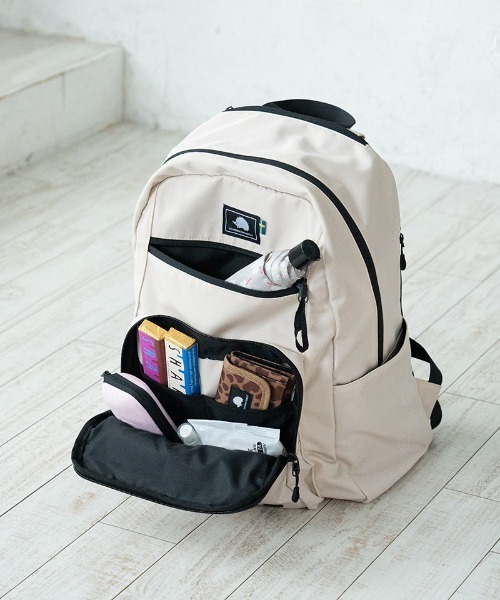 フラップポケットリュック＜撥水加工＞（バックパック/リュック
