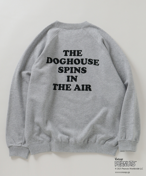 Vintage PEANUTS（ビンテージピーナッツ）の「PEANUTS / ピーナッツ 別注  FANTASY A&G INC プリント スウェット（スウェット・メンズ・ブラック/マスタード/ネイビー/グレー/アイボリー・X-LARGE/LARGE/MEDIUM）」の12枚目の写真