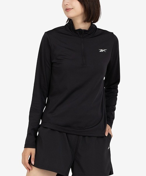 セール】クォータージップトップ / CORE 1/4 ZIP LS MOCK NECK TOP（T