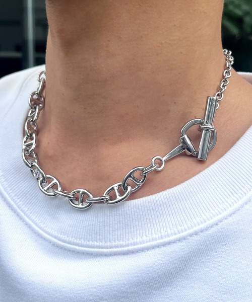 yield（イールド）の「【yield select】Design Chain Necklace デザイン チェーン ネックスレス PDMNL-004-006（ネックレス・メンズ・シルバー系2/シルバー系1/シルバー系3・FREE）」の3枚目の写真