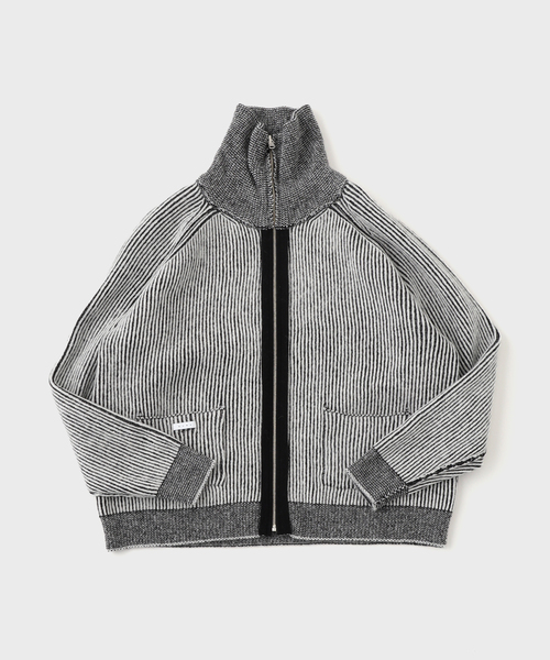 Name.（ネーム）の「Name./ネーム REVERSIBLE WOOL DRIVERS KNIT（カーディガン/ボレロ・メンズ・ブラック/オレンジ・2/1）」の12枚目の写真