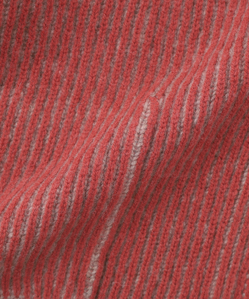 Name.（ネーム）の「Name./ネーム REVERSIBLE WOOL DRIVERS KNIT（カーディガン/ボレロ・メンズ・ブラック/オレンジ・2/1）」の15枚目の写真