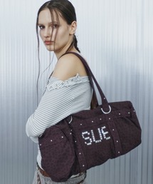 SETUPEXE（セットアップイーエックスイー）の「A'GEM/9 × .kom 『SETUPEXE/セットアップイーエックスイー』 LEO STUDDED DUFFEL BAG/レオパード スタッズ ダッフルバッグ（ドラムバッグ）」