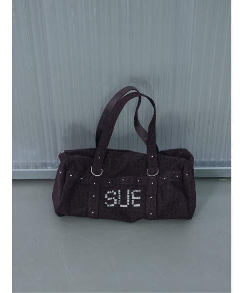 SETUPEXE(セットアップイーエックスイー)の「A'GEM/9 × .kom 『SETUPEXE/セットアップイーエックスイー』 LEO STUDDED DUFFEL BAG/レオパード スタッズ ダッフルバッグ(ドラムバッグ・レディース・パープル/ピンク/チャコールグレー・FREE)」の14枚目の写真