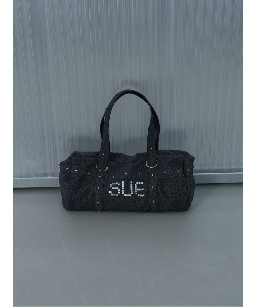 SETUPEXE(セットアップイーエックスイー)の「A'GEM/9 × .kom 『SETUPEXE/セットアップイーエックスイー』 LEO STUDDED DUFFEL BAG/レオパード スタッズ ダッフルバッグ(ドラムバッグ・レディース・パープル/ピンク/チャコールグレー・FREE)」の13枚目の写真